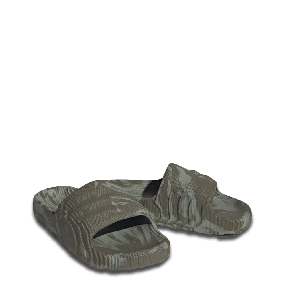 adidas Adilette 22 Slides Olive Strata Silver Green 2